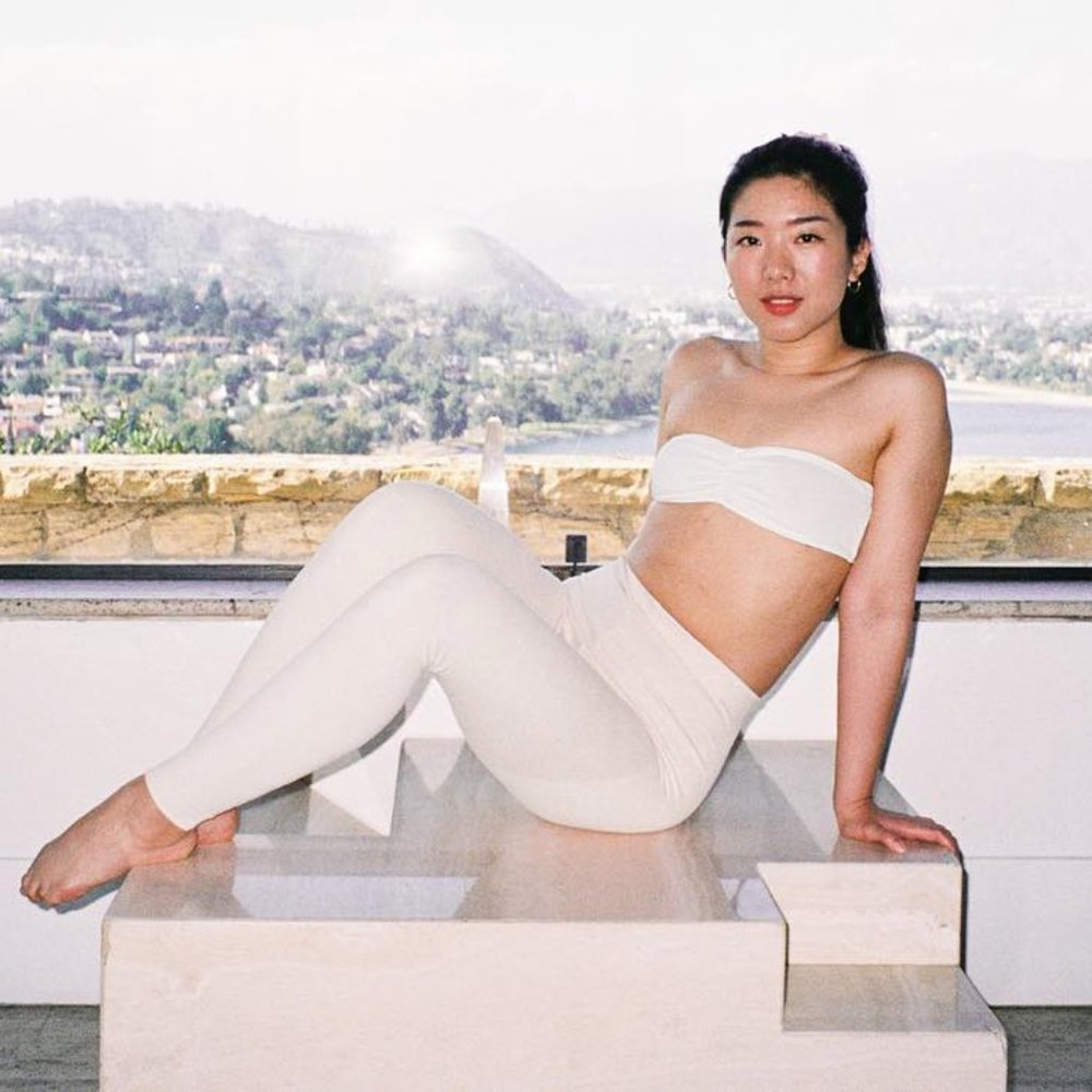american apparel cotton spandex jersey legging 🌫